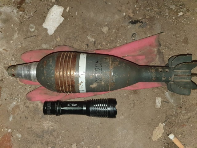 Миномётный снаряд обнаружен на Бору Нижегородской области