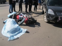 Два человека погибли в результате столкновения иномарки с мотоциклом в Нижегородском районе Нижнего Новгорода

