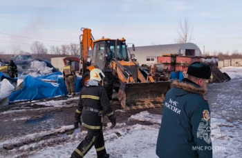 Пожар на заводе по утилизации отходов в Ульяновске потушен