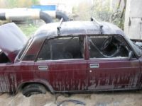 Автомобиль горел в Сормовском районе Нижнего Новгорода утром 23 сентября