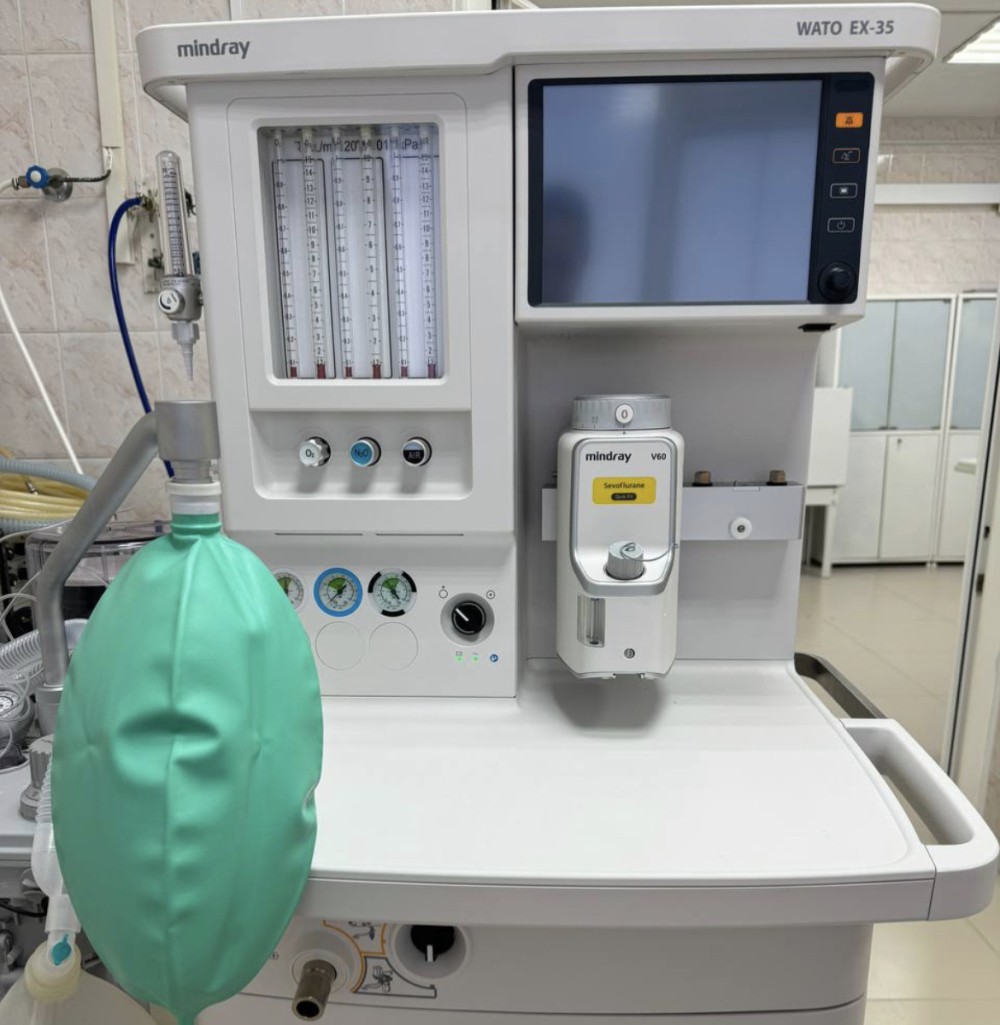 Новый наркозный аппарат поступил в Переволоцкую больницу Оренбуржья