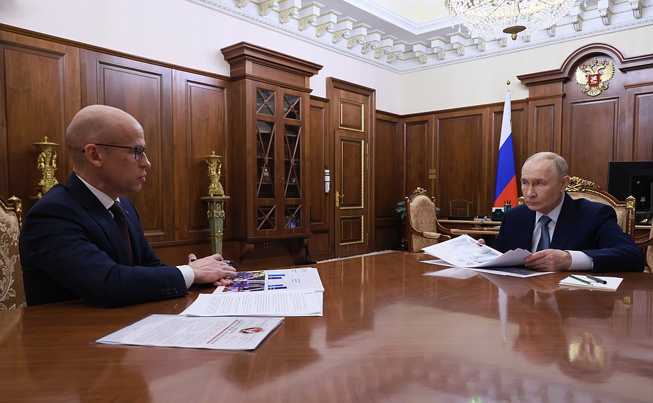 "Всё для победы": Александр Бречалов доложил президенту о развитии Удмуртии