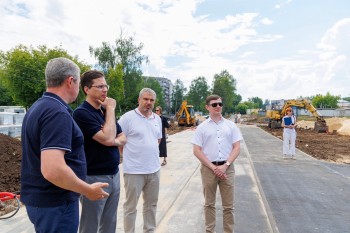 Глава Нижнего Новгорода Юрий Шалабаев проверил благоустройство по нацпроекту