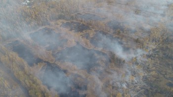 Тление торфяников происходит в Борском районе Нижегородской области