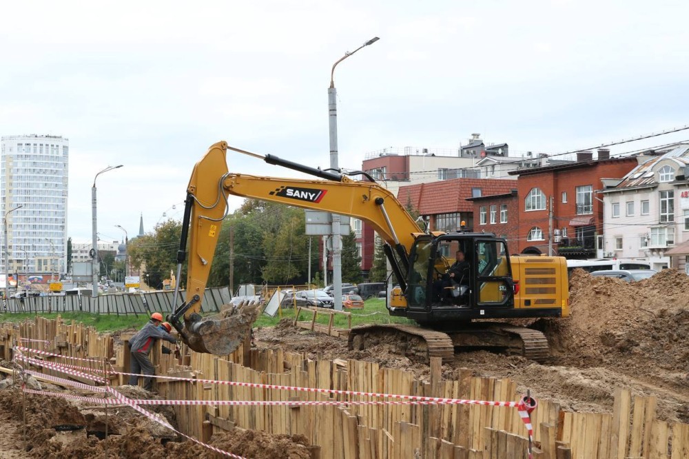 Схему движения в зоне будущей ст. "Сенная" в Нижнем Новгороде изменят в ноябре