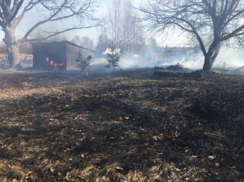 Пенсионер в Нижегородской области погиб при пале травы