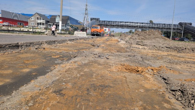 Ремонт на дублёре Вольского тракта в Саратове должны завершить к 15 сентября
