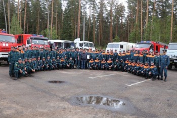 Ульяновский и Пензенский отряды МЧС отправились домой в связи со стабилизацией ситуации с лесным пожаром у ЗАТО Саров (ВИДЕО)