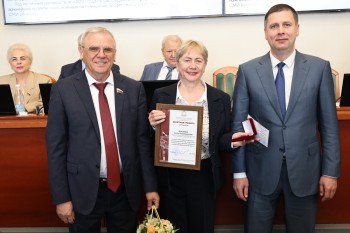 Ольга Носкова удостоена звания "Заслуженный журналист Нижегородской области"