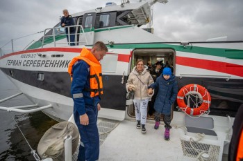 Новый "Метеор-2020" совершил первый рейс по Волге в Татарстане
