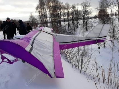 Два человека пострадали в результате падения самодельного самолёта в Марий Эл