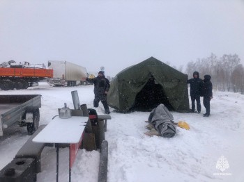 Движение транспорта ограничено на трассах Башкирии из-за снегопада