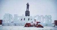 Посвященная ЧМ по футболу-2018 инсталляция на пл. Минина и Пожарского в Нижнем Новгороде дополнится ледяным футбольным мячом к 25 декабря