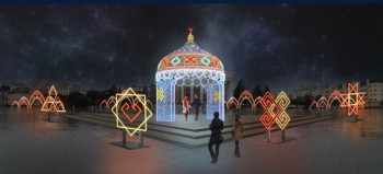 Новогоднее украшение Чебоксар завершится к 20 декабря