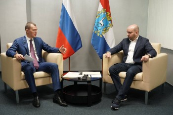 Вячеслав Федорищев обсудил развитие самарского спорта с главой Минспорта РФ Вячеслав Федорищев обсудил развитие самарского спорта с главой Минспорта РФ