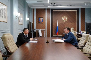 Ирек Файзуллин и Глеб Никитин обсудили реализацию нацпроектов в Нижегородской области