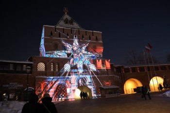 3D-мэппинг, лазерное шоу и интерактивные зоны будут работать в Нижегородском кремле в новогодние праздники