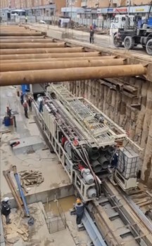 Сборку ТПМК начали на стройплощадке метро на ул. Горького в Нижнем Новгороде