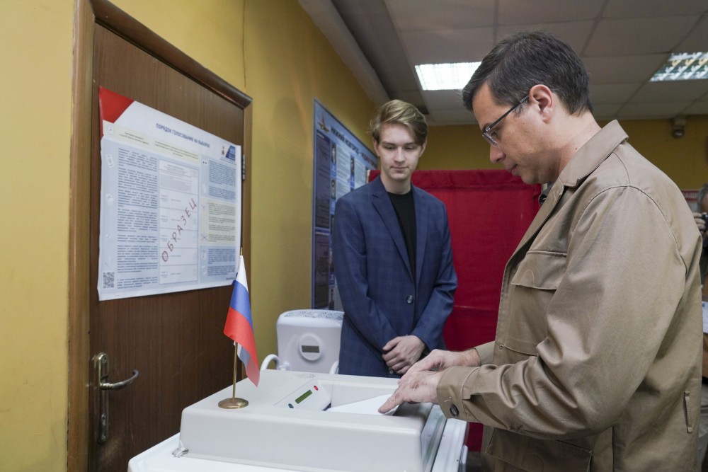 Мэр Юрий Шалабаев проголосовал на выборах Думы Нижнего Новгорода