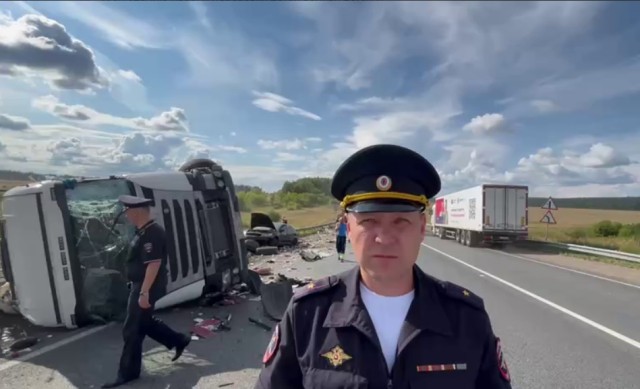 Один человек погиб в массовом ДТП на трассе в Нижегородской области