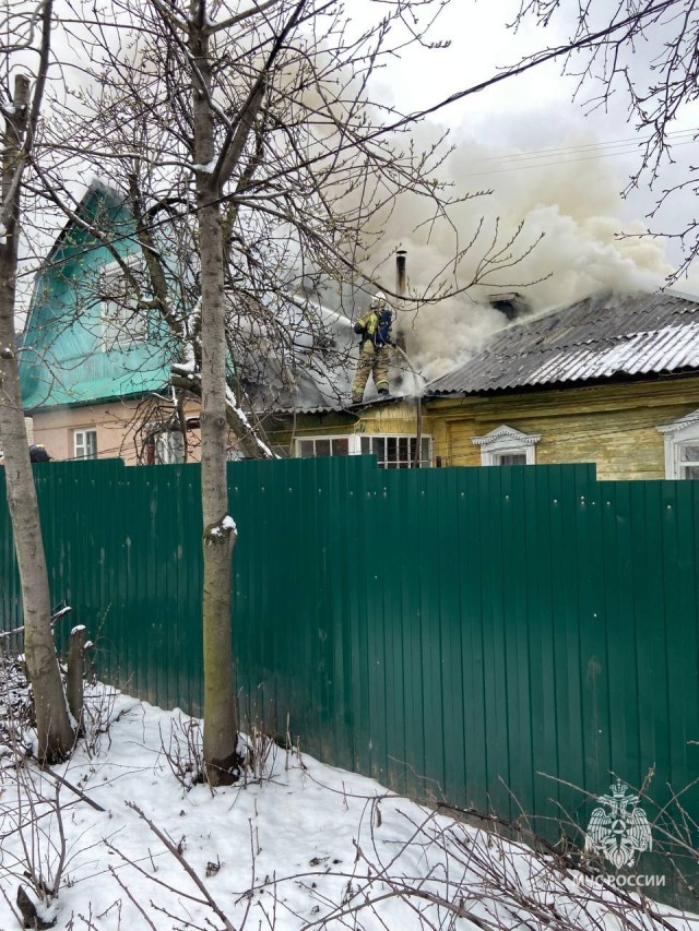 Мужчина погиб на пожаре на Бору Мужчина погиб на пожаре на Бору