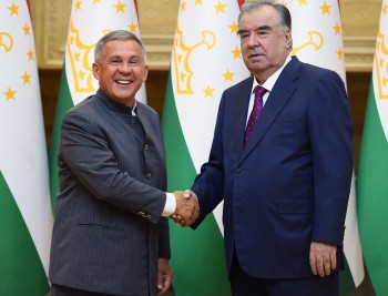 Рустам Минниханов встретился с президентом Таджикистана Эмомали Рахмоном