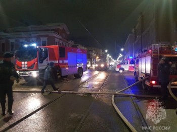 Пожар на ул. Ильинская в Нижнем Новгороде ликвидирован