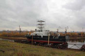 Завод &quot;Нижегородский теплоход&quot; спустил на воду четвертый гидрографический катер для минобороны РФ