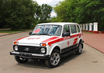 Тестовый автомобиль медслужбы на базе внедорожника &quot;Нива&quot; создан нижегородским заводом