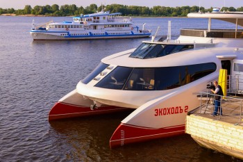 Электрокатамаран будет катать туристов в Нижнем Новгороде
