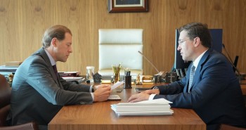 Глеб Никитин и Денис Мантуров обсудили меры поддержки промышленности в Нижегородской области