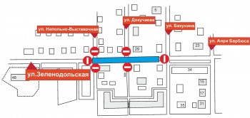 Движение на ул. Зеленодольской в Нижнем Новгороде ограничено с 1 по 15 октября