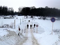В Пильнинском районе открыта ледовая переправа через Суру