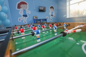 Футбольная игровая комната появилась в детской больнице №27 Нижнего Новгорода