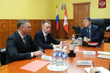 Дмитрий Махонин провел рабочую встречу с новым ректором ПГНИУ Игорем Германовым