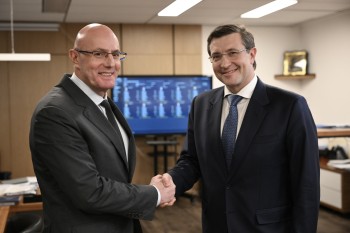 Дмитрий Чернышенко провёл рабочую встречу с Глебом Никитиным