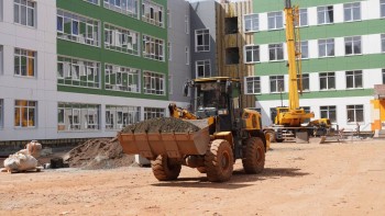 Самую большую школу региона строят в Оренбурге Самую большую школу региона строят в Оренбурге