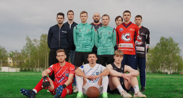 Представители профессиональных спортклубов Нижнего Новгорода стали героями видеоролика к 80-летию Великой Победы