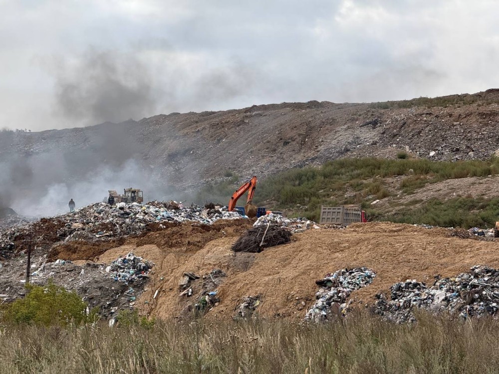 Площадь пожара на самарском полигоне "Преображенка" достигла 500 кв. м.