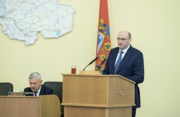 Оренбургский губернатор Евгений Солнцев выступил с ежегодным отчетом