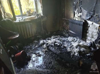 Мужчина сгорел на пожаре в Павлово Нижегородской области из-за сигареты