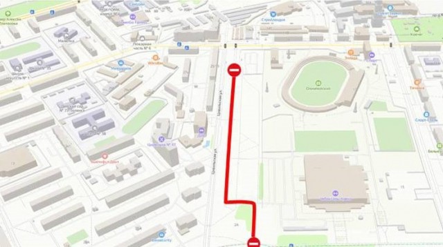 Движение и парковку ограничат у стадиона "Олимпийский" в Чебоксарах 4 и 8 октября