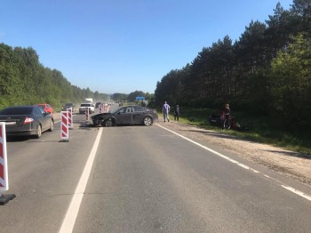 Шесть человек пострадали в столкновении четырёх автомобилей на трассе Нижний Новгород — Саратов