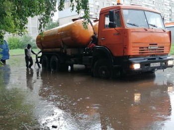 Водооткачивающая техника направлена на наиболее сложные в плане подтопления участки Нижнего Новгорода