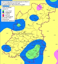 Карта пожароопасности районов Нижегородской области размещена на сайте администрации Нижнего Новгорода 
