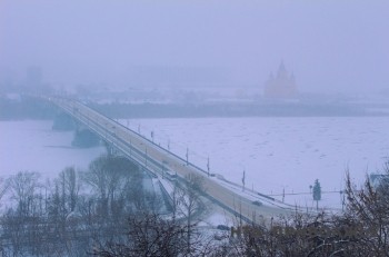 Снегопад накрыл Нижний Новгород