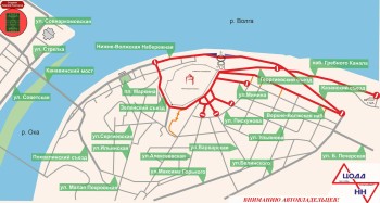 Центр Нижнего Новгорода перекроют 7 мая