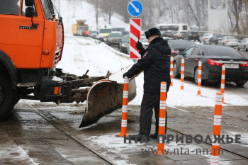 Движение по Мызинскому мосту в Нижнем Новгороде перекрывают для уборки снега