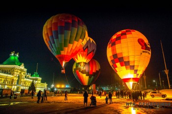 Фиеста воздушных шаров прошла в Нижнем Новгороде