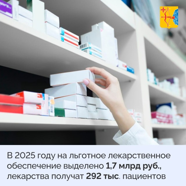 1,7 млрд на льготное лекарственное обеспечение выделят в Кировской области в 2025 году